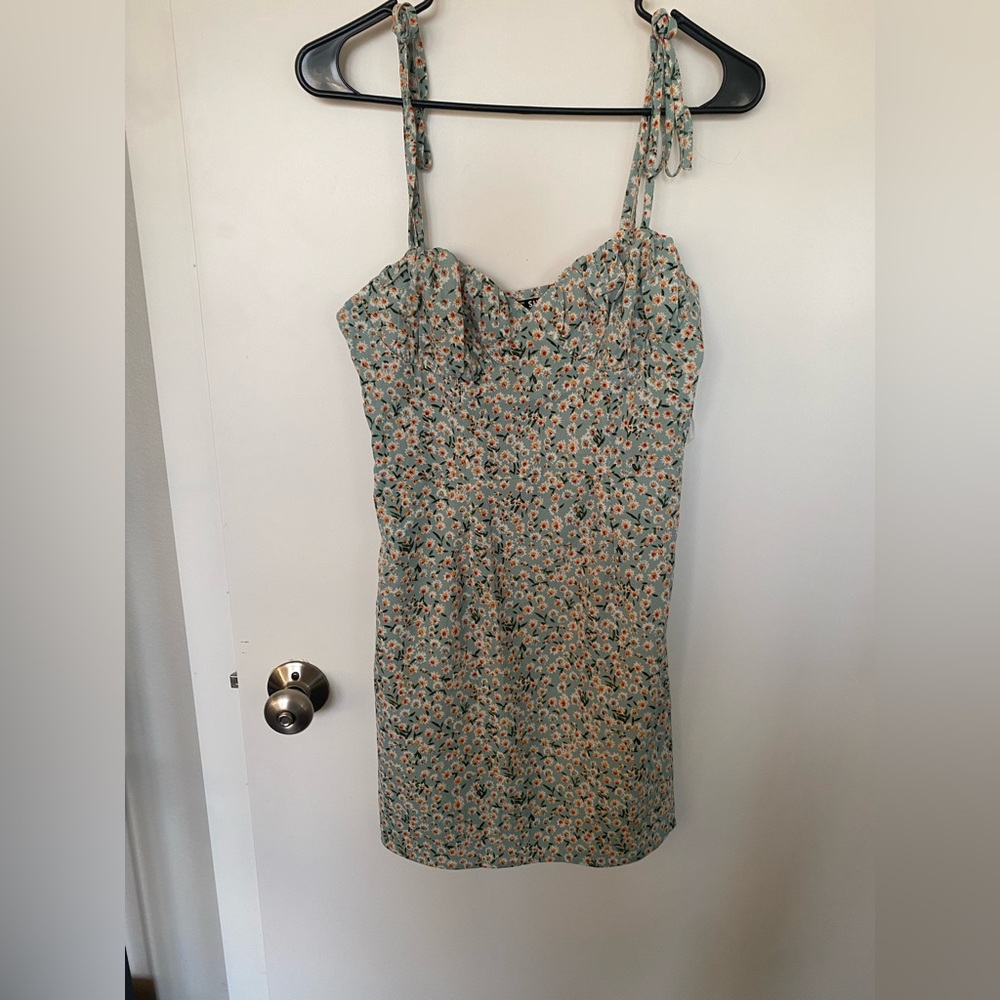 shein mini dress floral size S